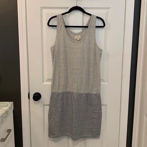 NWT Lou & Grey linen cotton dress, sz M